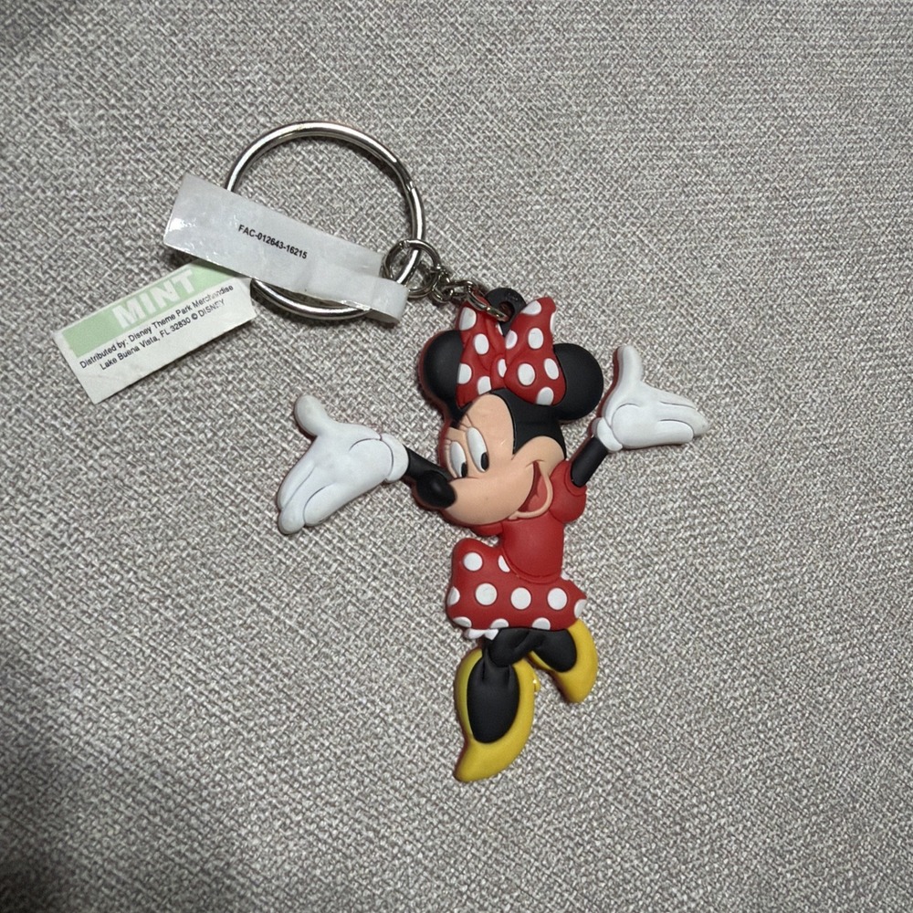 Disney Mini Mouse Themepark Keychain and Mini Ears Headband